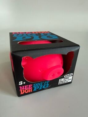 Needoh Digit Pig Pink Fidget Toy